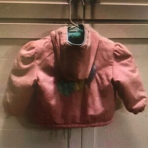 Kids Pink Jacket with Heart Design